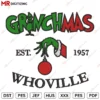 GRINCH MAS n Christmas Embroidery design