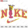 Nike Cindy lou Christmas Embroidery design