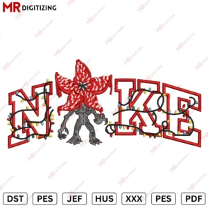 Nike Stranger Things Demogorg V1 Embroidery designon
