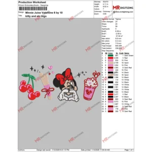 Minnie Juise Valentine 6 by 10