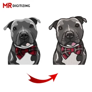 Pets Embroidery Digitizing, Dod Cats Embroidery Digitizing (3)