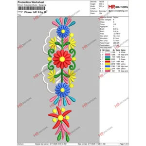 Flower b01 6 by 10 page1