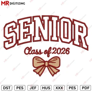 SENIOR Apl Embroidery design