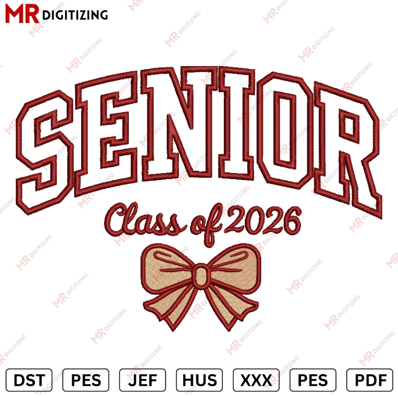 SENIOR Apl Embroidery design