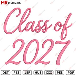Class of 2027 Embroidery designv1