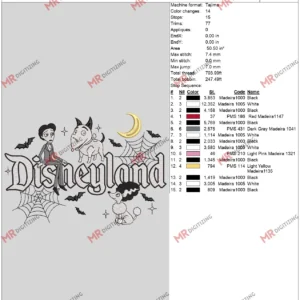 Disneyland Halloween j1 6 by 10