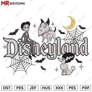 Disneyland Halloween j1 New Embroidery design