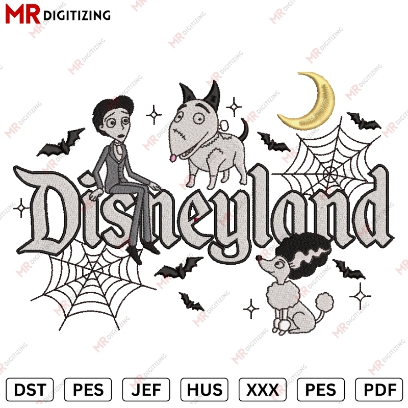 Disneyland Halloween j1 New Embroidery design