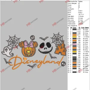 Disneyland Pumpinss 6 by 10
