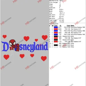 Disneyland Spiderman 6 by 10