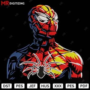 New Spiderman Embroidery design