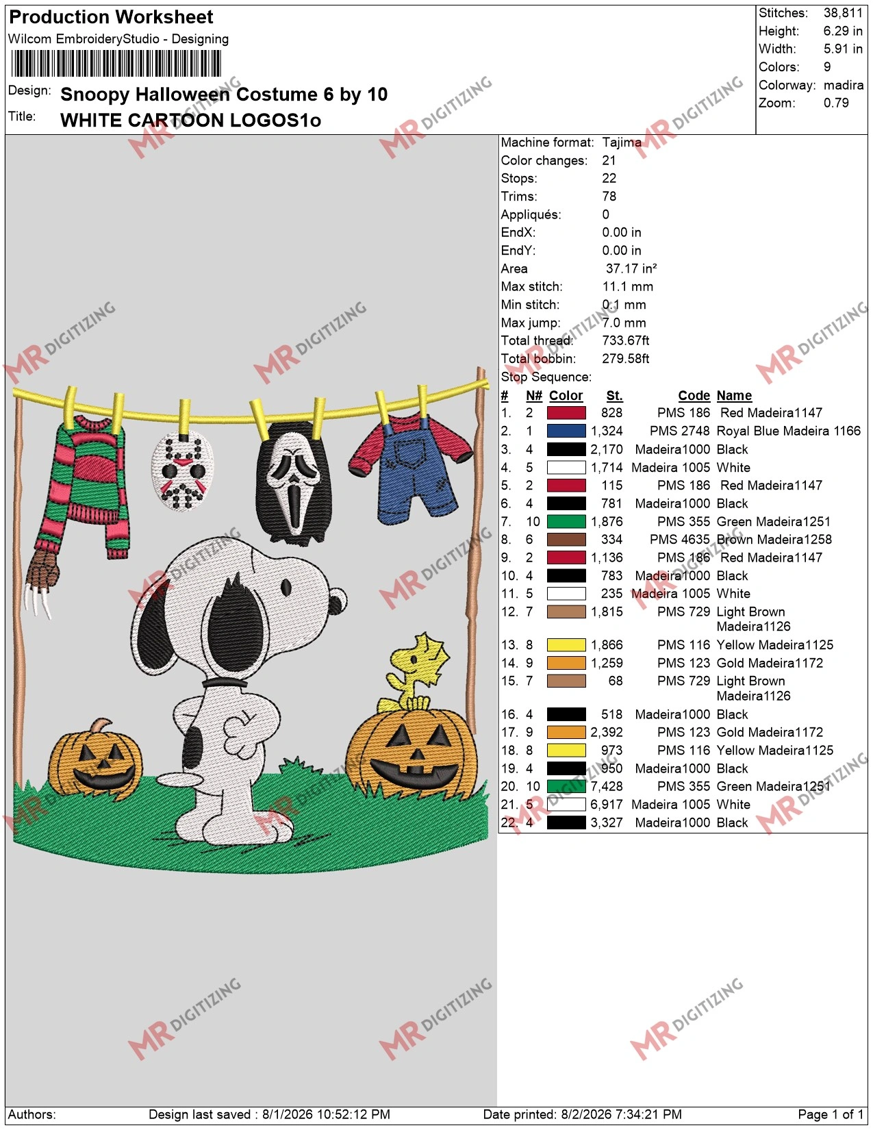 Snoopy Halloween Costume 6 by 10