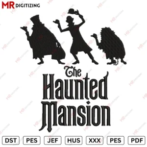 Haunted Mansion Halloween Embroidery design