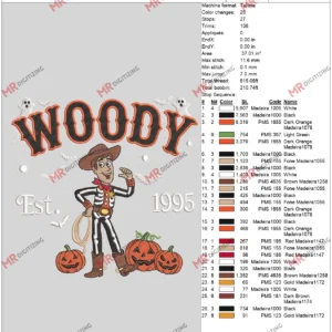Woody Pumpkin 6 by 10
